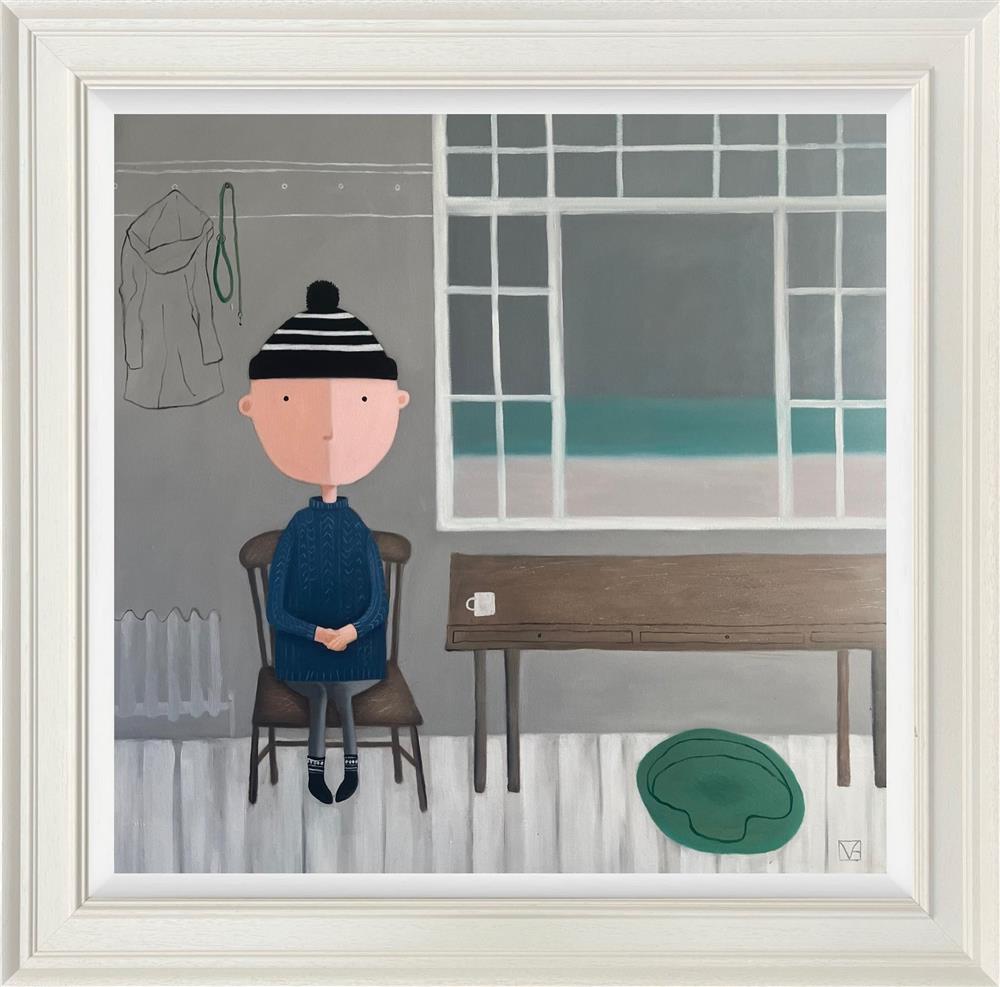 Michael Abrams - 'Still, By The Window' - Framed Original Artwork