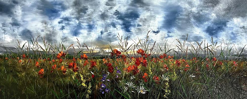 Kimberley Harris - 'Stillness Between Petals' - Framed Original Artwork