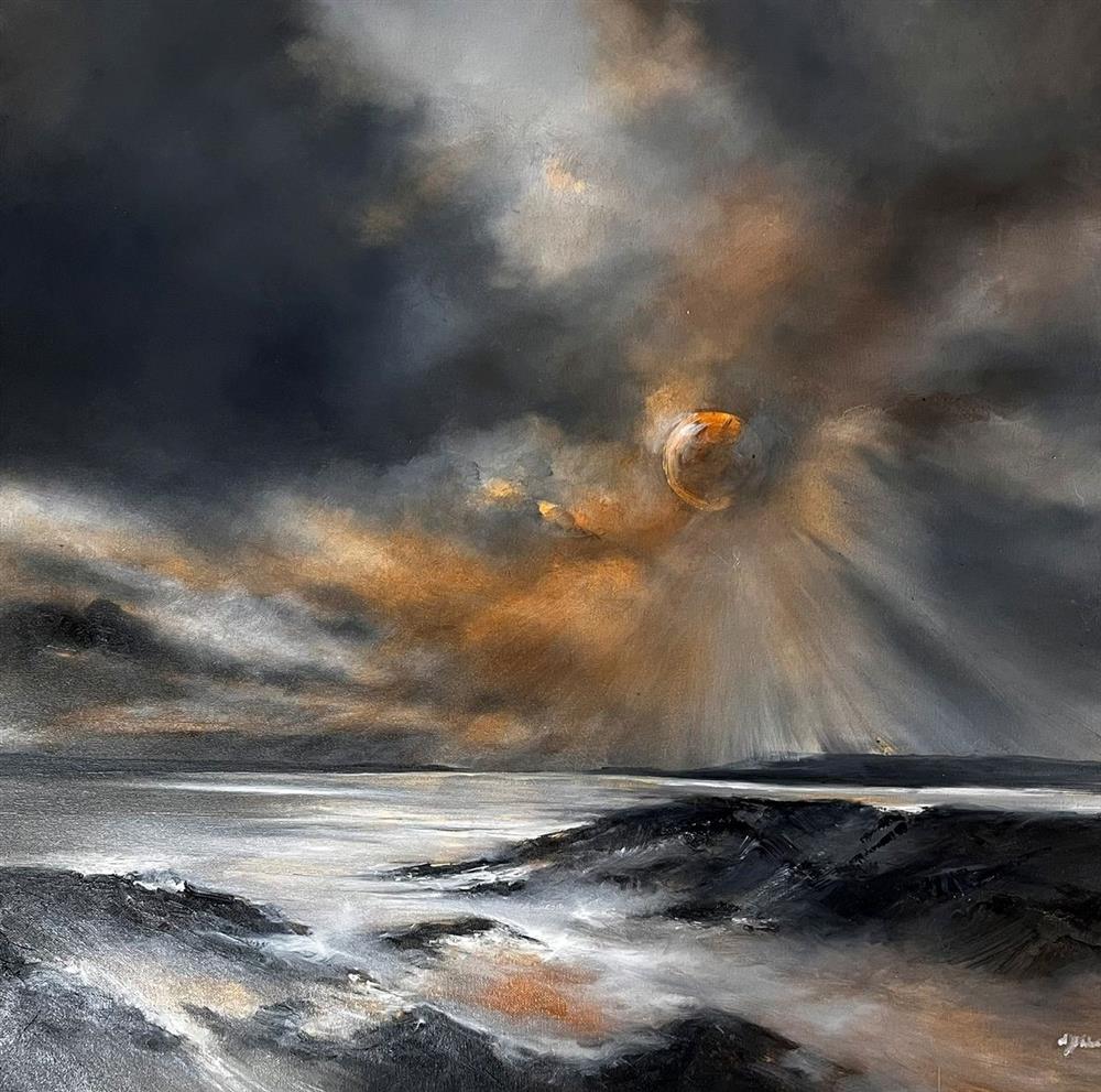 Alison Johnson - 'Stillness Between Storms' - Framed Original Artwork