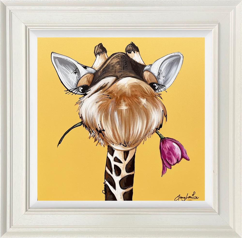 Amy Louise - 'Stop And Smell The Tulips' - Framed Original Artwork