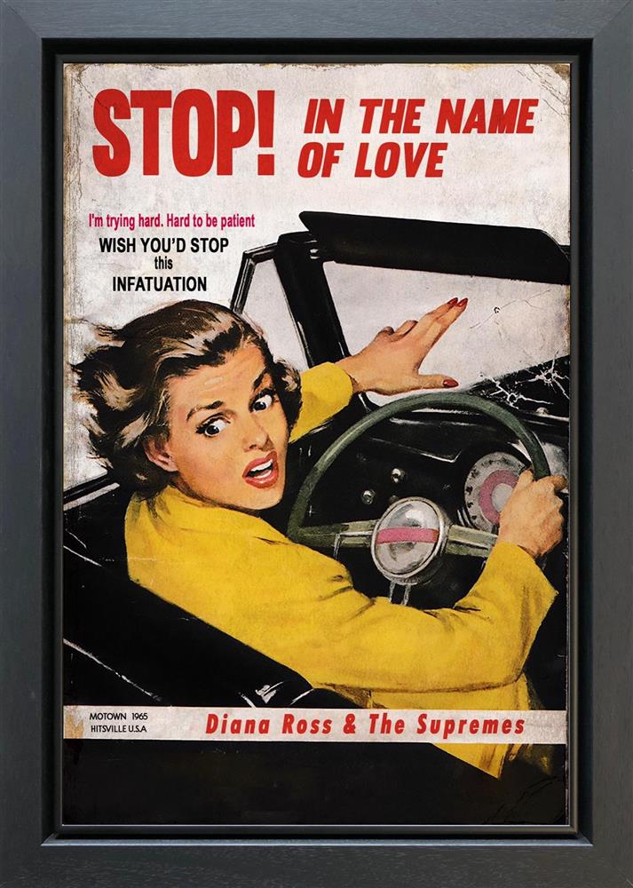 Linda Charles - 'Stop!' - Framed Original Artwork