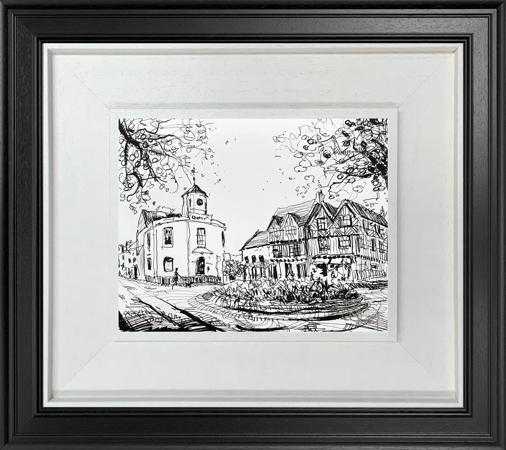 Nigel Cooke - 'Stratford Life - Study' - Framed Original Artwork