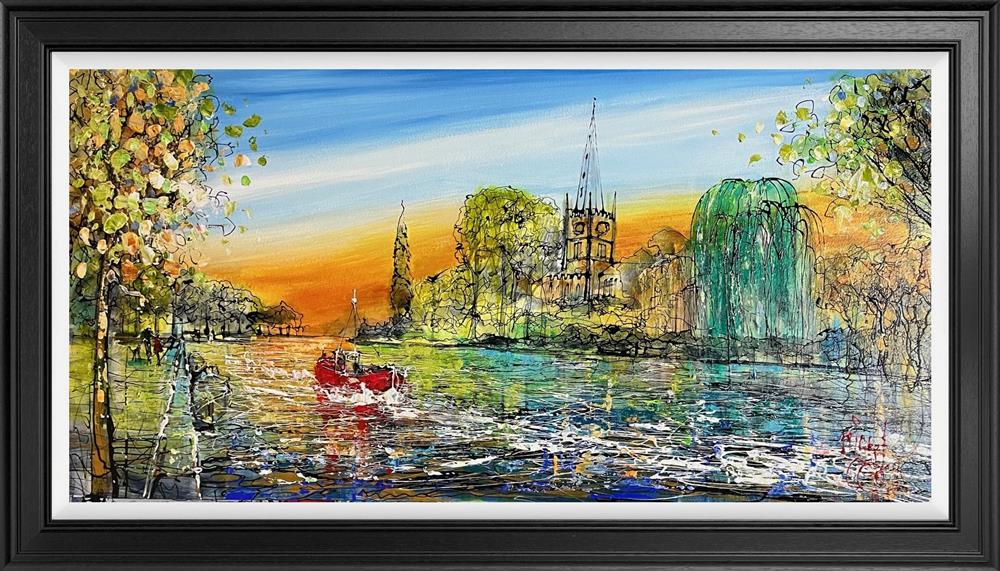 Nigel Cooke - 'Stratford Reflections' - Framed Original Artwork