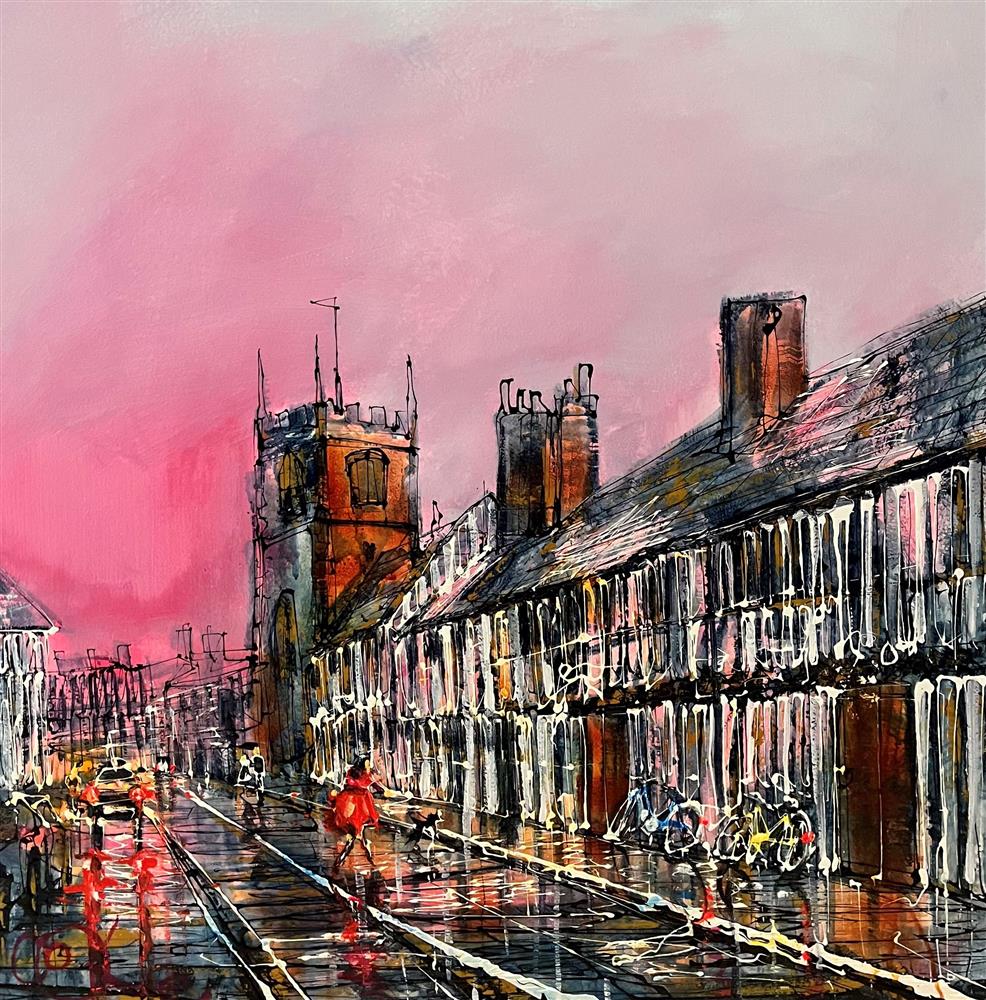 Nigel Cooke - 'Stratford Stroll'  - Framed Original Artwork