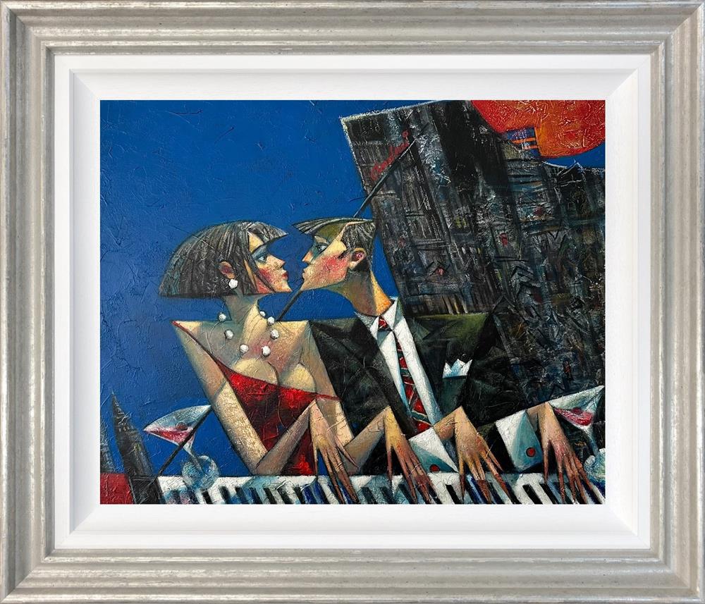 Andrei Protsouk - 'Stravinsky In New York' - Framed Original Artwork