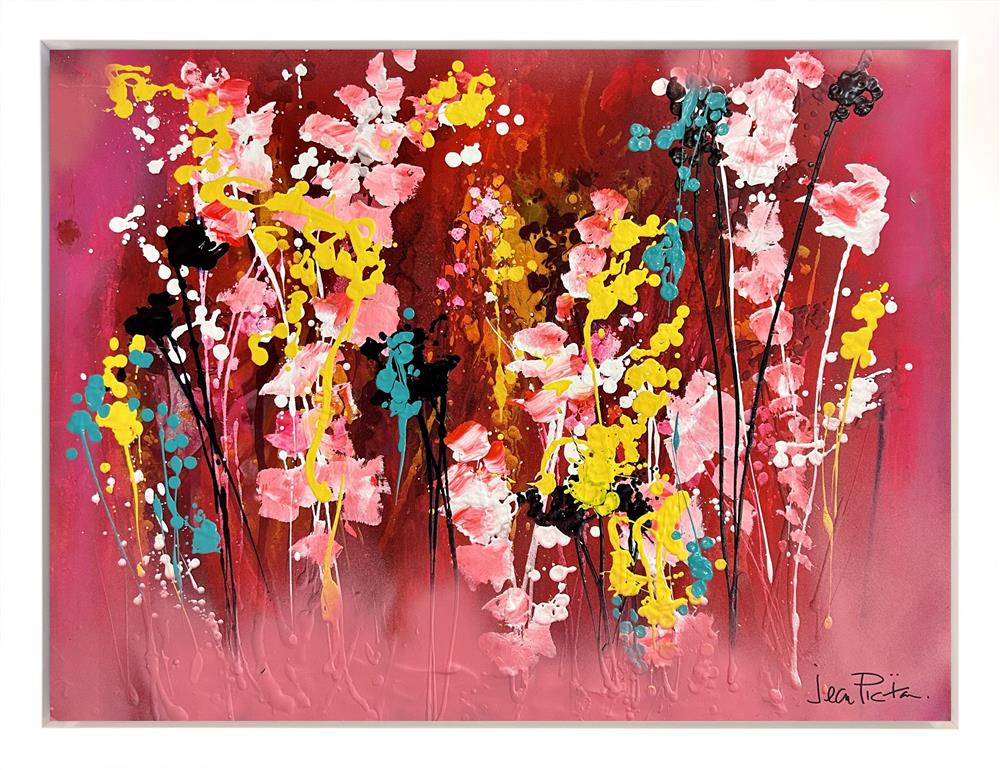 Jean Picton -  'Strawberry Pop'- Framed Original Art