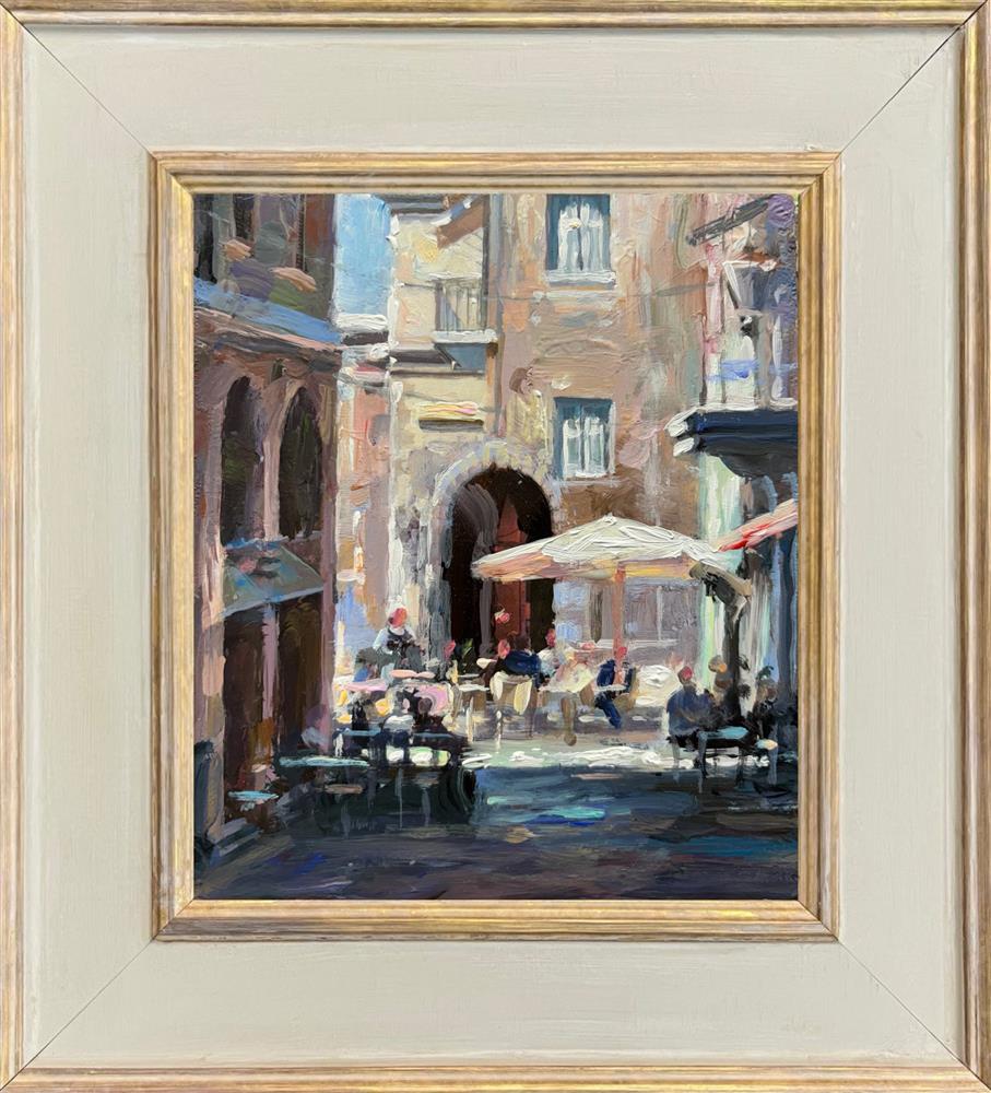 Rachele Dryden-Smith - 'Street Shadow' - Framed Original Artwork