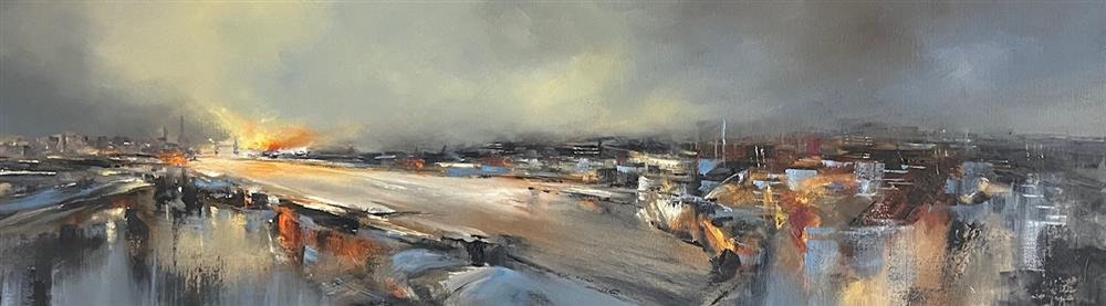 Alison Johnson - 'Stretching Far And Wide' - Framed Original Artwork