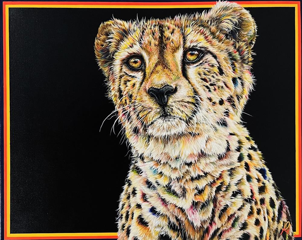 Hayley Goodhead - 'Strike A Pose' - Framed Original Artwork