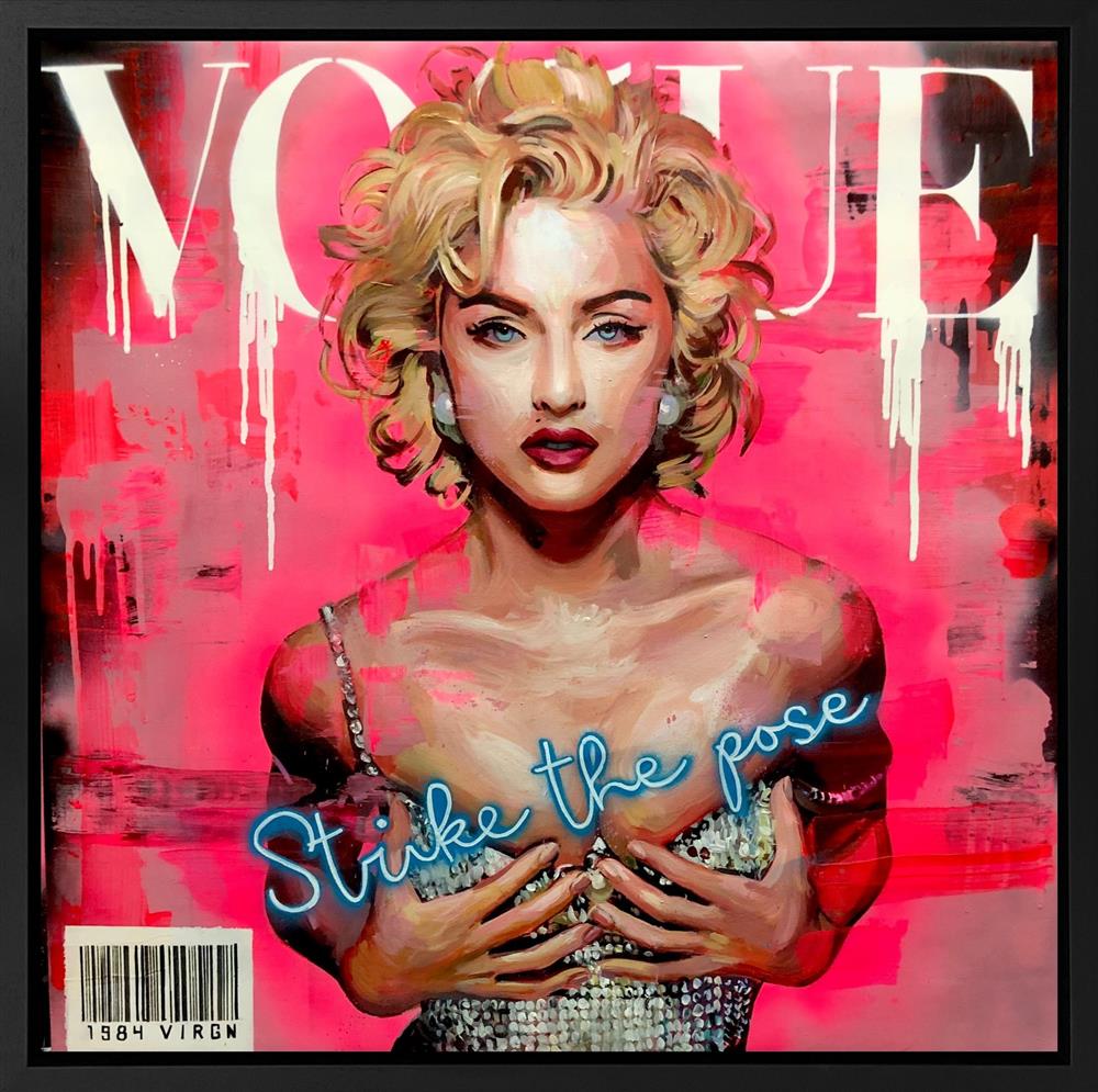 Zinsky - 'Strike A Pose' - Framed Original Artwork