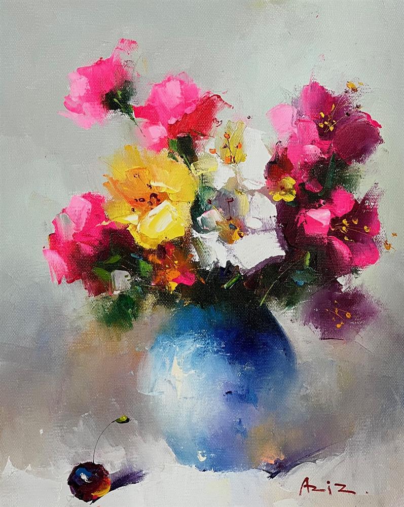 Aziz - 'Subtle Radiance' - Framed Original Artwork