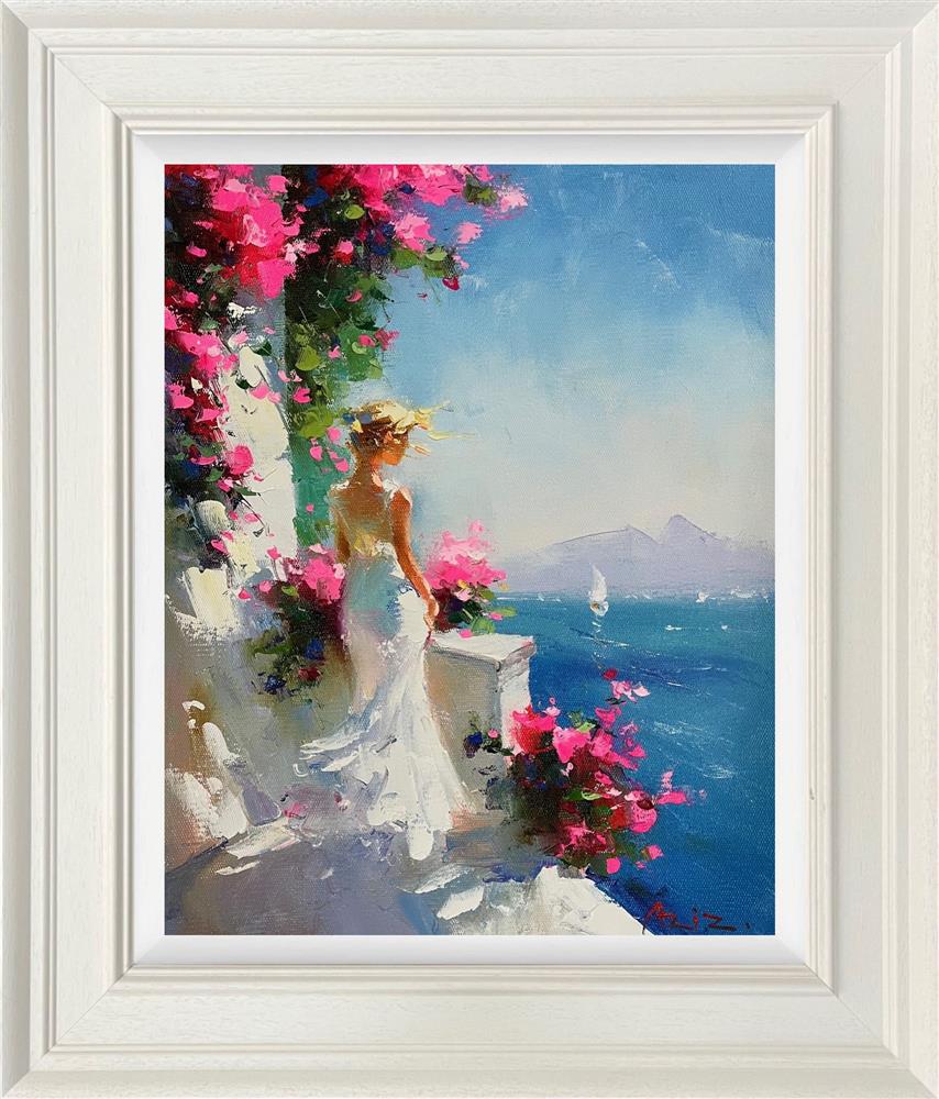 Aziz - 'Summer Breeze By The Sea' - Framed Original Artwork