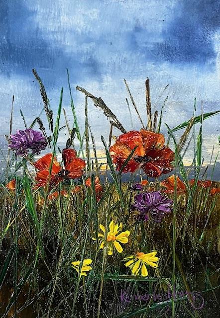 Kimberley Harris - 'Summer Is Upon Us' - Framed Original Artwork