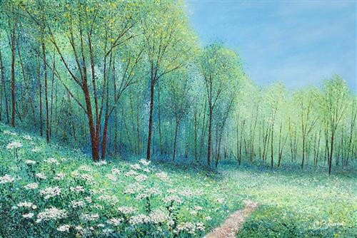 Chris Bourne - 'Summer Season' - Framed Original Artwork