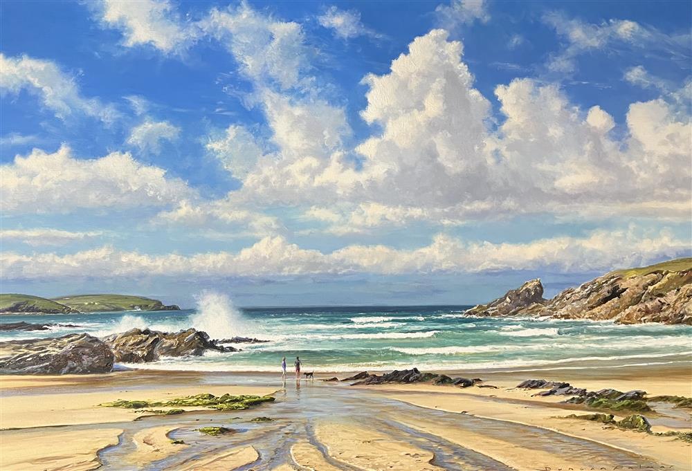 Duncan Palmar RSMA - 'Summer Surf' - Framed Original Art