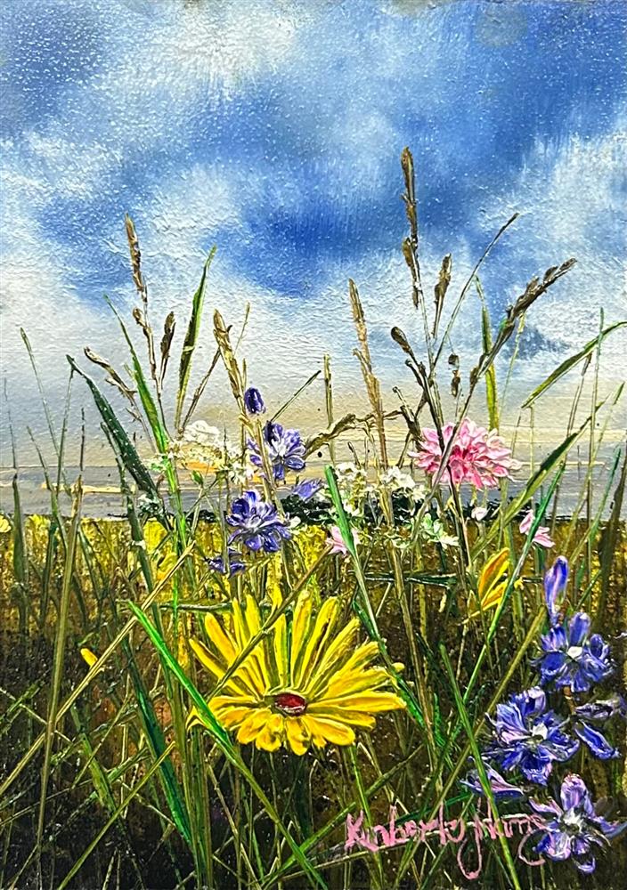 Kimberley Harris - 'Summer's Fire' - Miniature series - Framed Original Artwork