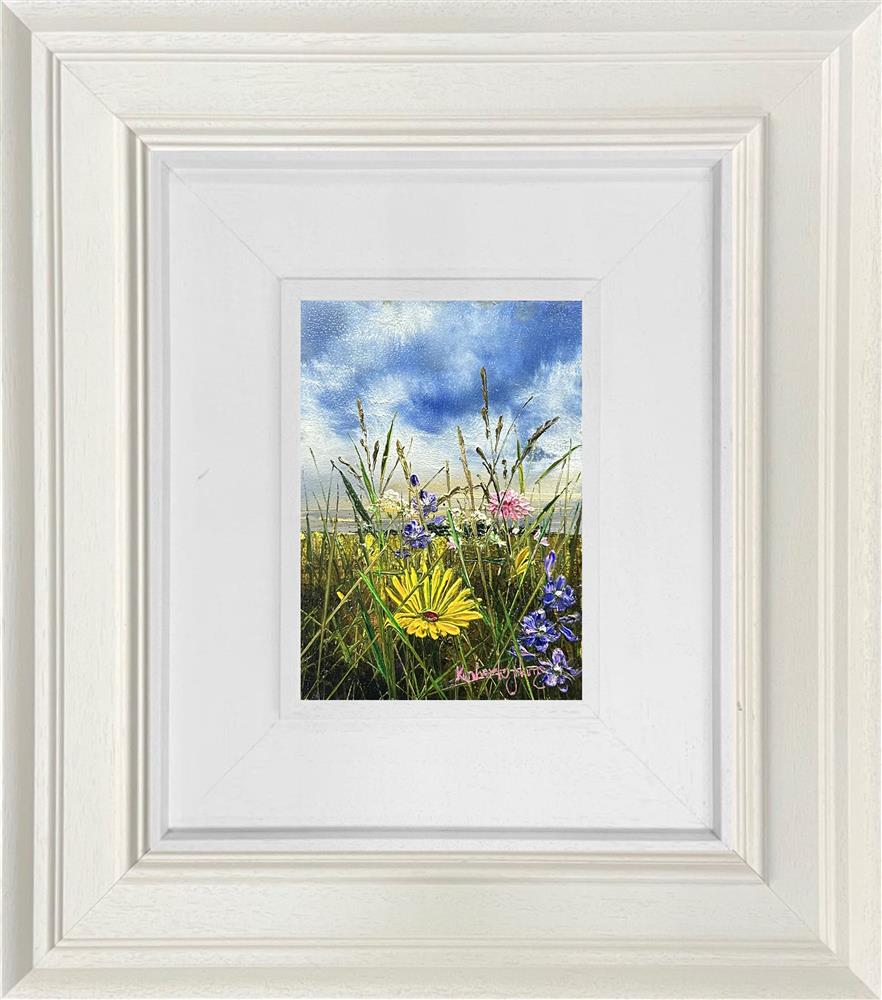 Kimberley Harris - 'Summer's Fire' - Miniature series - Framed Original Artwork