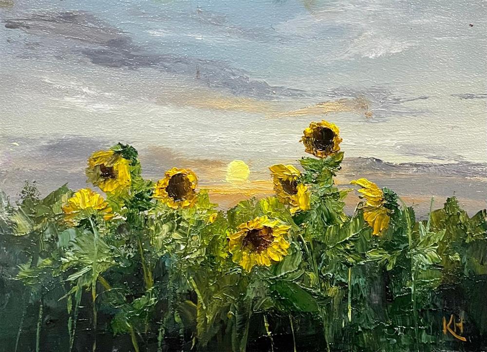 Kimberley Harris - 'Summer's Last Glow' - Framed Original Artwork