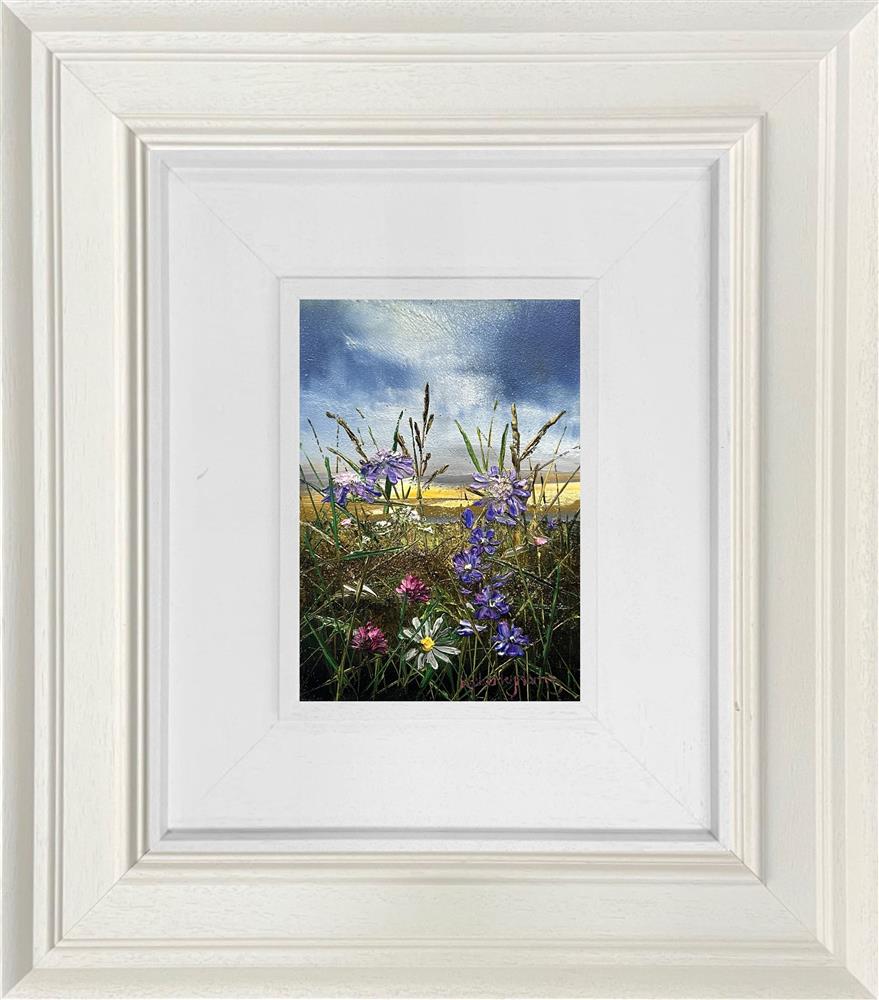 Kimberley Harris - 'Summer's Quiet Garden' - Miniature series - Framed Original Art