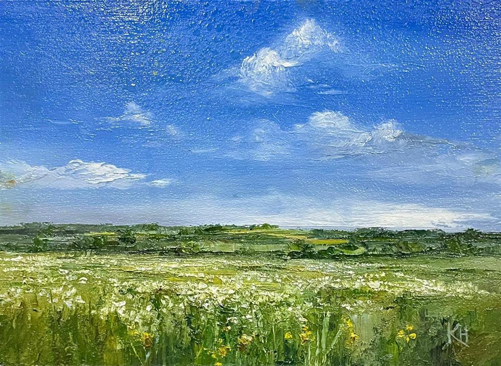 Kimberley Harris - 'Summer's Quiet Promise' - Framed Original Artwork