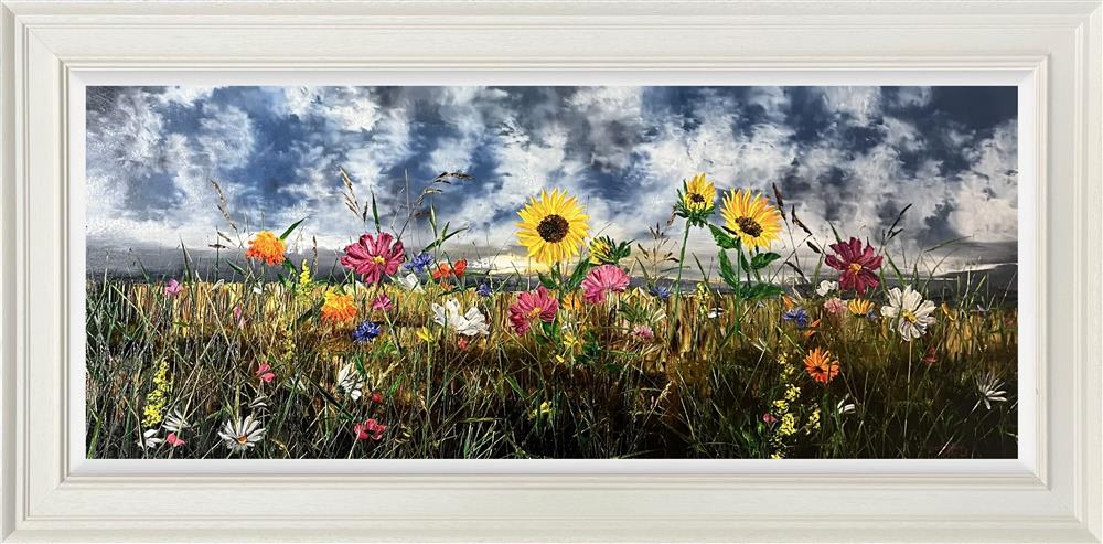 Kimberley Harris - 'Sunflower Meadow' - Framed Original Art