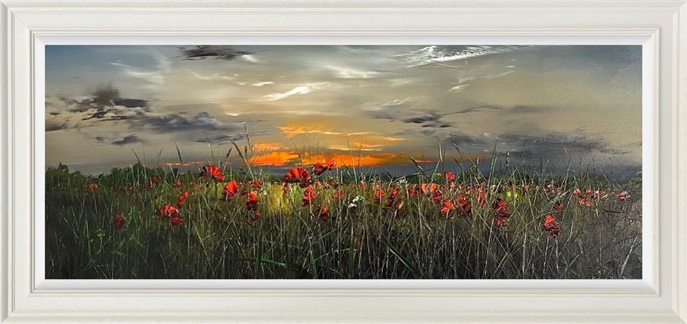Kimberley Harris - 'Sunlit Fields Of You And Me' - Framed Original Artwork