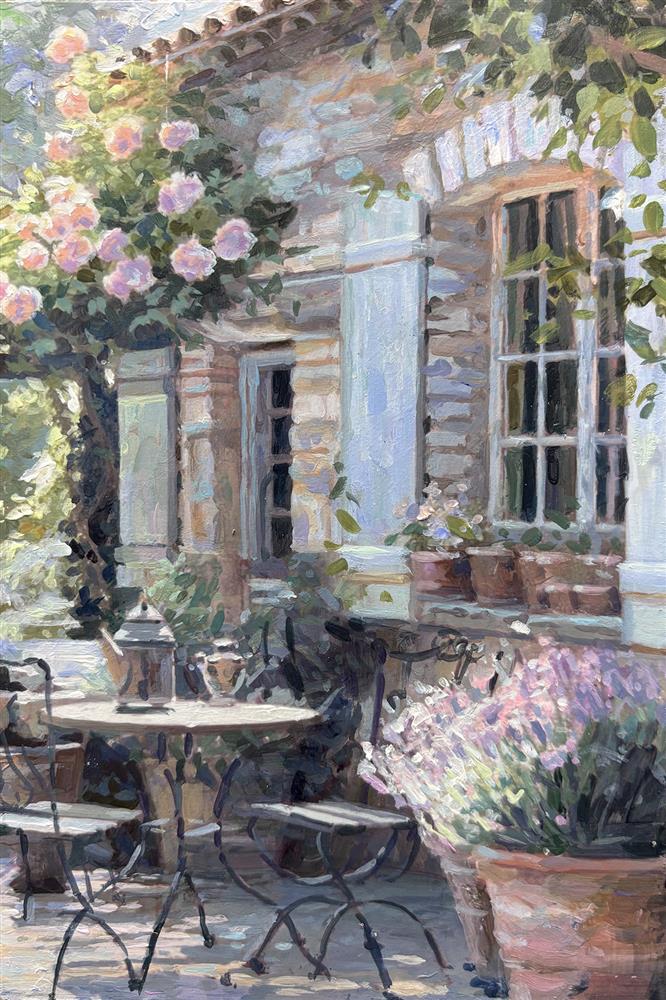 Rachele Dryden-Smith - 'Sunny Roses' - Framed Original Artwork