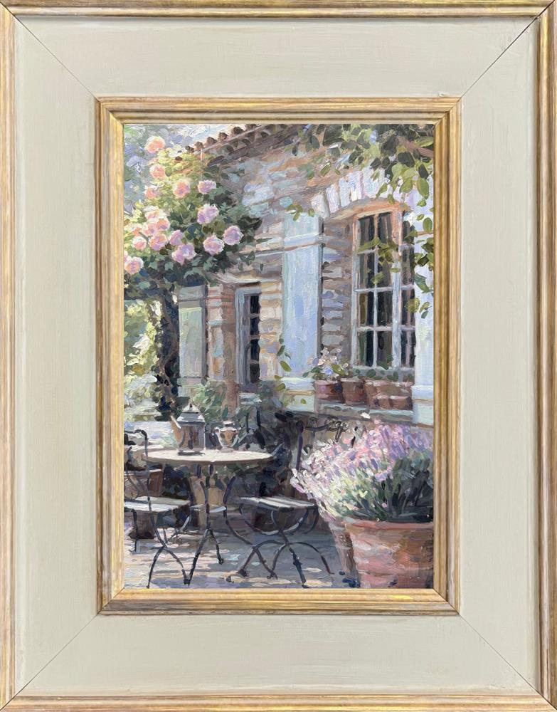 Rachele Dryden-Smith - 'Sunny Roses' - Framed Original Artwork