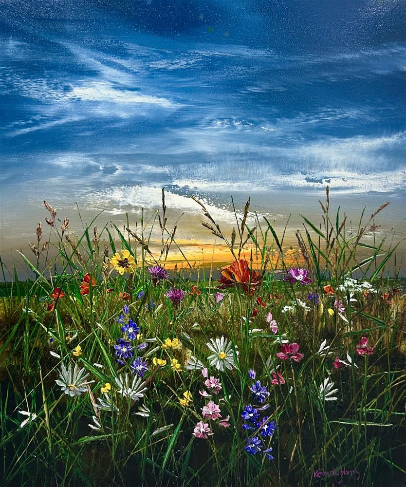 Kimberley Harris - 'Sun's Farewell' - Framed Original Art