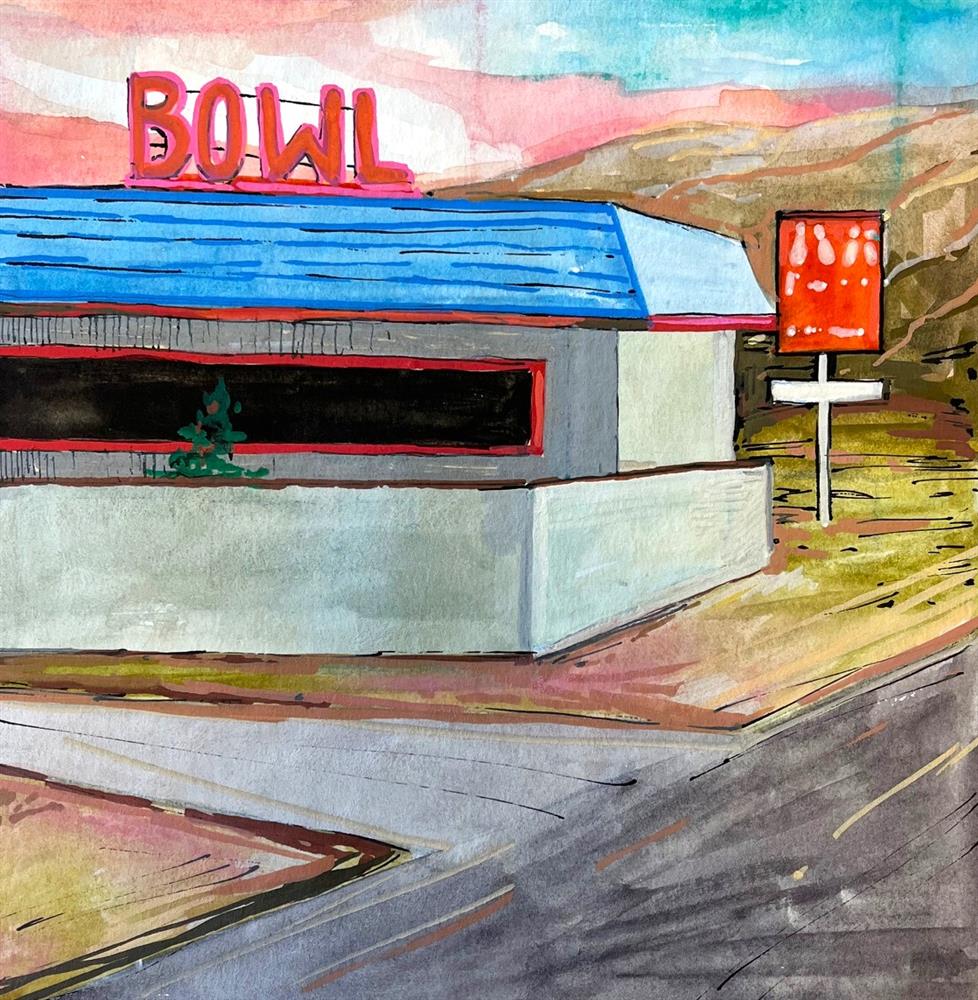 Joss Clapson - 'Sunset Boulevard Study III' - Framed Original Art