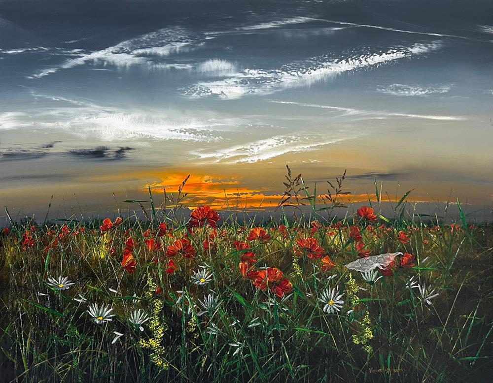 Kimberley Harris - 'Sunset In Harmony' - Framed Original Art