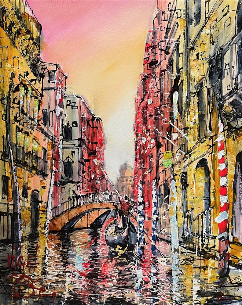 Nigel Cooke - 'Sunset Punt' - Framed Original Artwork