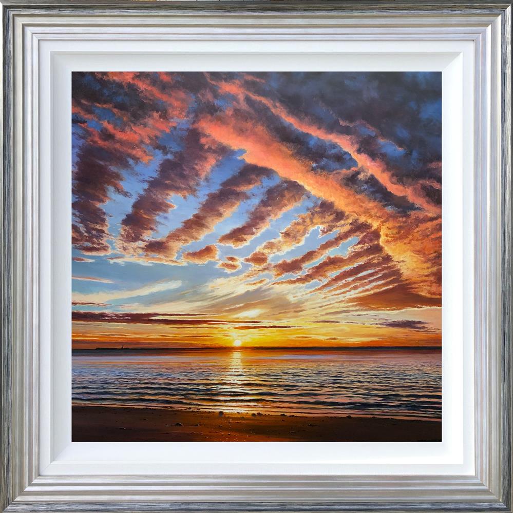 Duncan Palmar RSMA - 'Sunset Symphony - IOW' - Framed Original Art