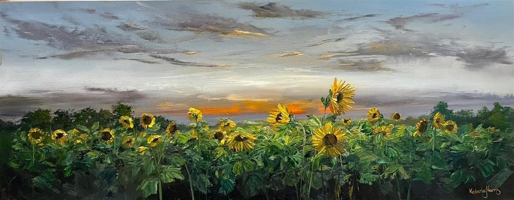 Kimberley Harris - 'Sunset's Embrace' - Framed Original Artwork