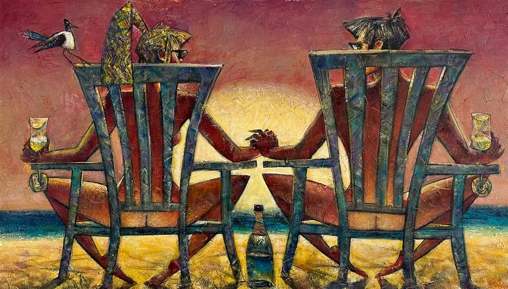 Andrei Protsouk - 'Sunshine Of My Life' - Framed Original Art