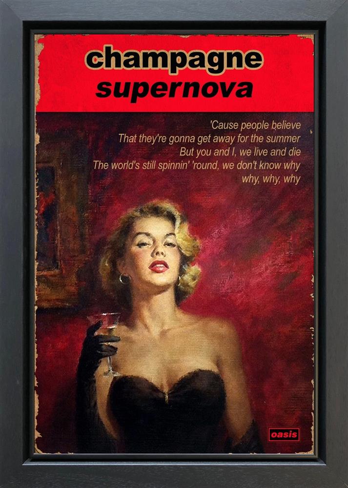 Linda Charles - 'Supernova' - Framed Original Artwork