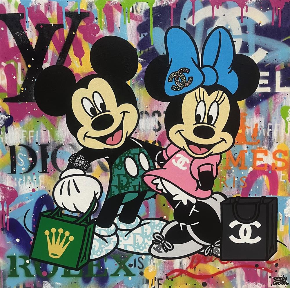 Emily Crook - 'Sweethearts' - Framed Original Art