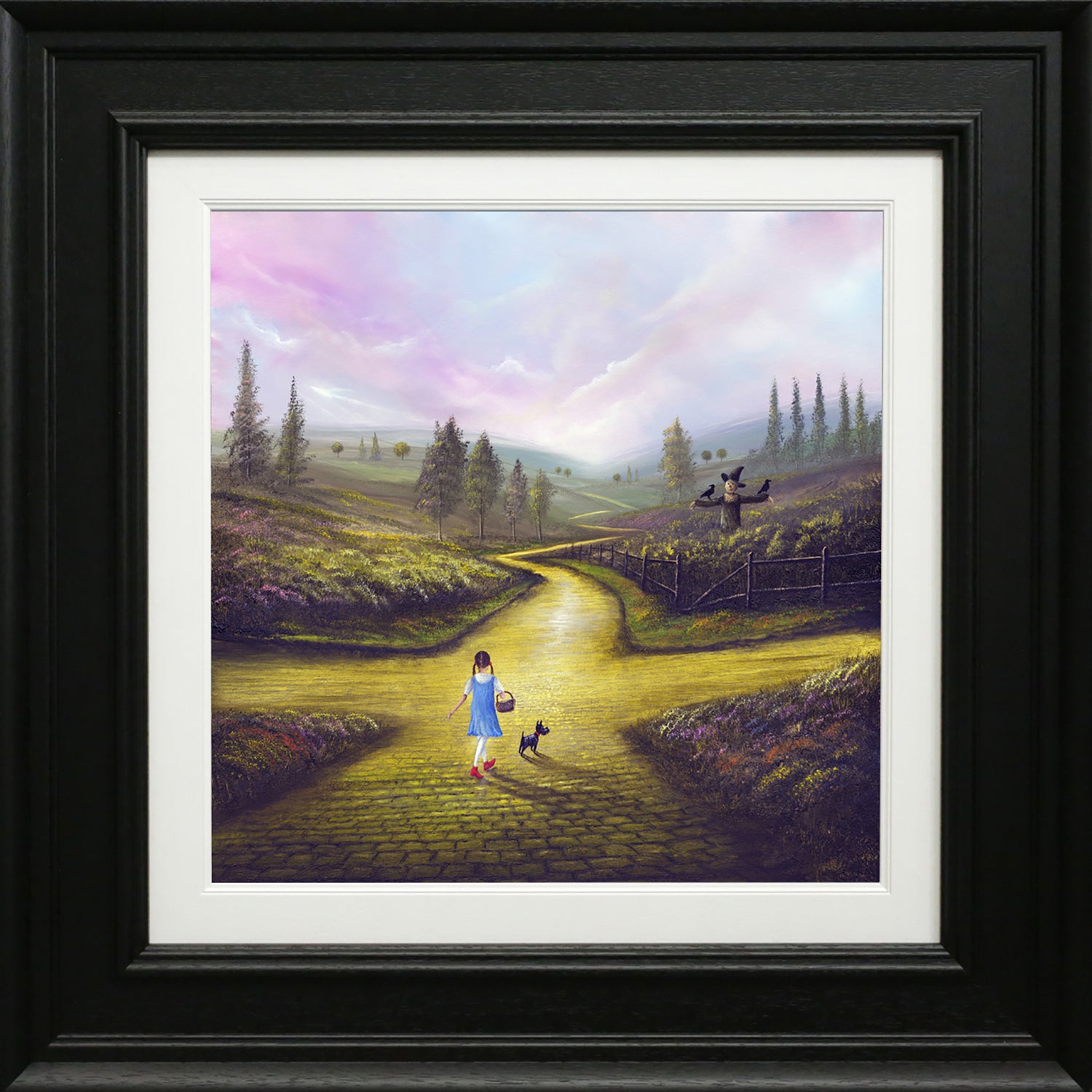 Danny Abrahams - 'Follow The Yellow Brick Road' - Framed Standard Edition