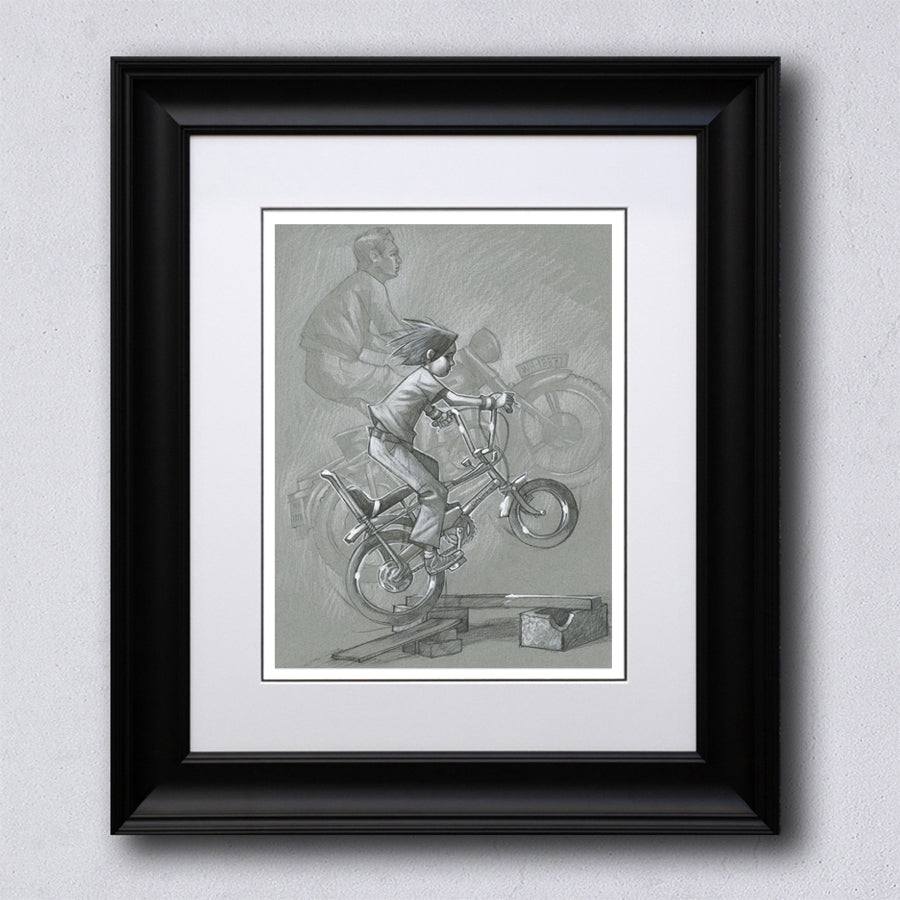 Craig Davison  - 'There Will Be No Escape From His Camp - Sketch'- Framed Limited Edition