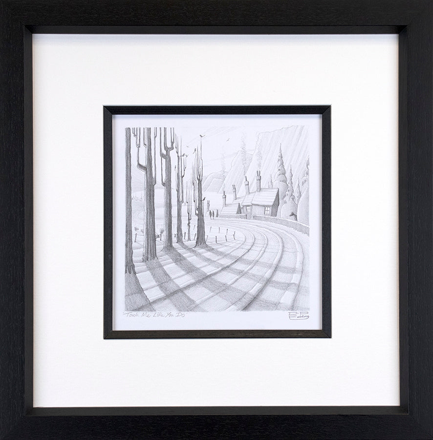 Derrick Fielding- 'Touch Me Like You Do' - Framed Original Sketch