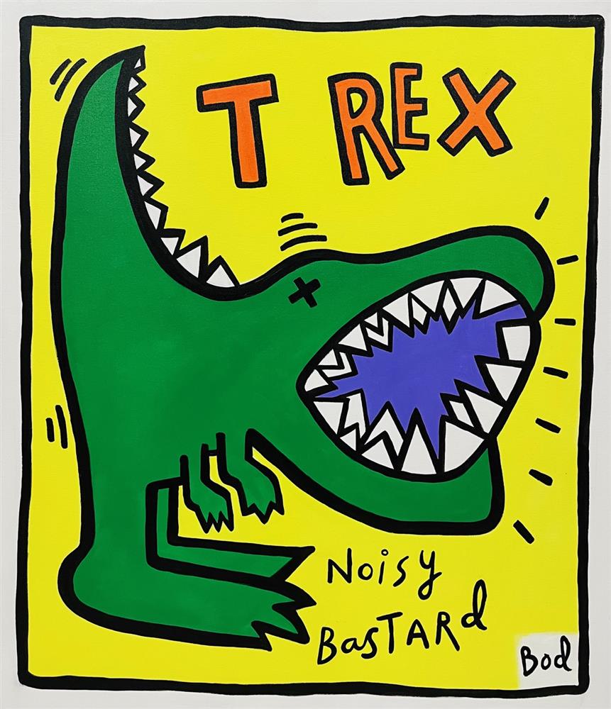 Michael Abrams - 'TRex - Bod Series' - Framed Original Artwork