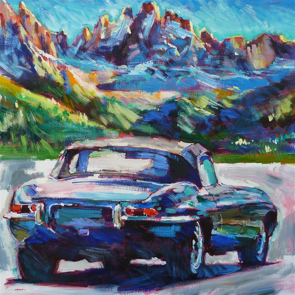 Colin Brown - 'Taking In The Views' - Framed Original Artwork