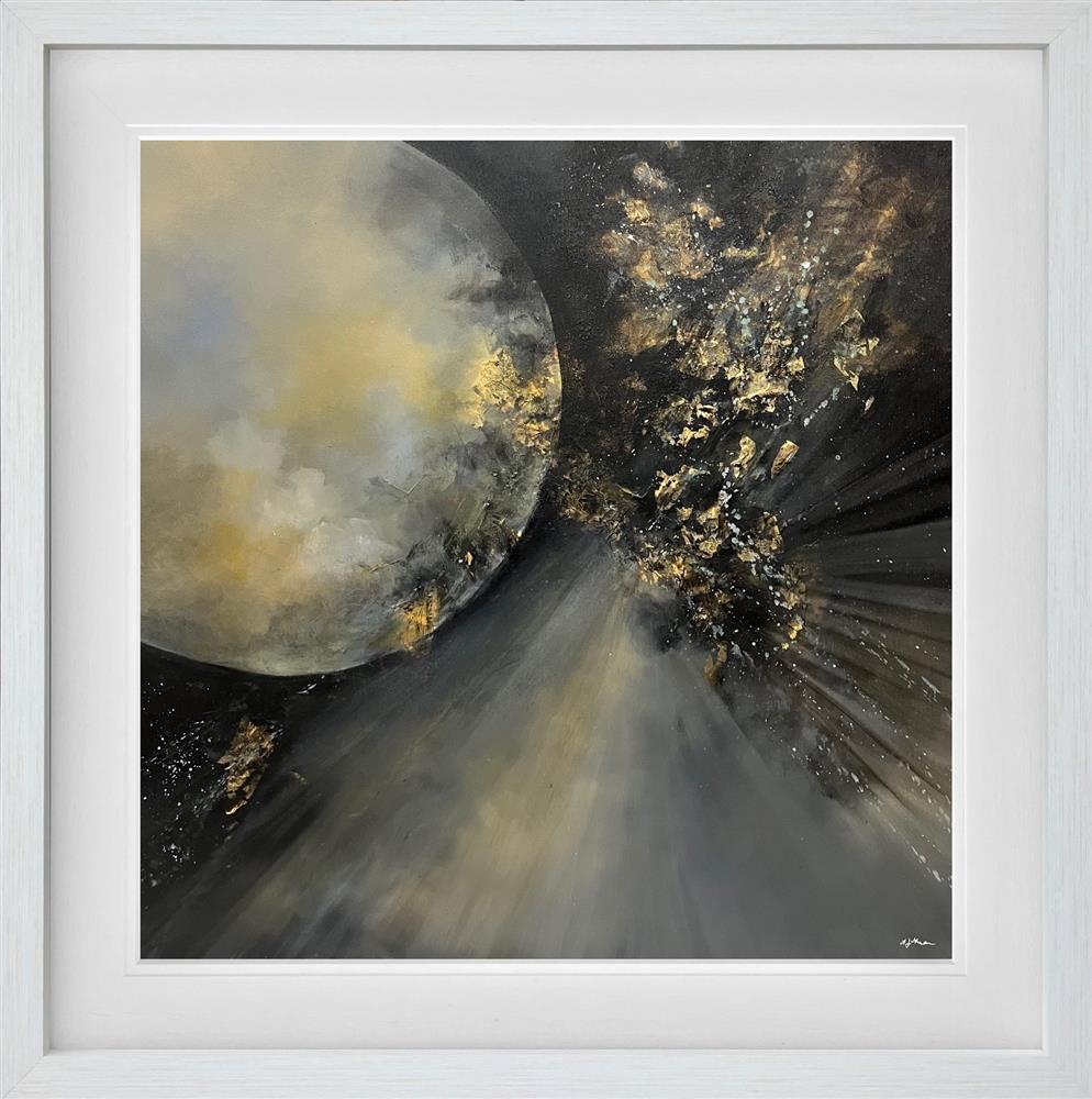 Alison Johnson - 'Talking To The Moon' - Framed Original Artwork