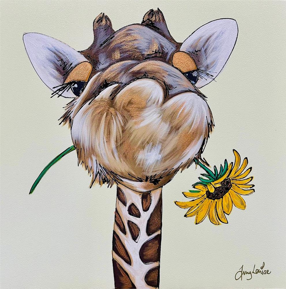 Amy Louise - 'Tall Taste Of Summer' - Framed Original Art