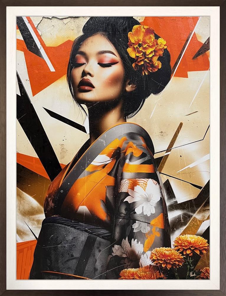 Chuck - 'Tangerine Doji' - Framed Original Art