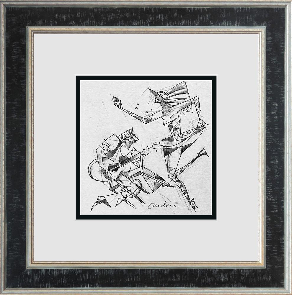 Andrei Protsouk - 'Tango App - Study' - Framed Original Art