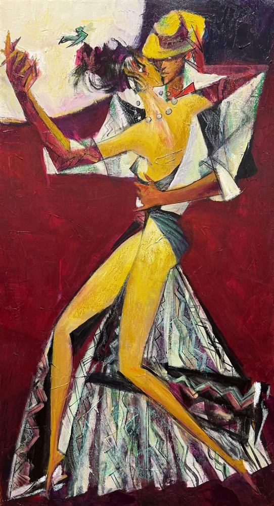 Andrei Protsouk - 'Tango De Nero' - Framed Original Artwork