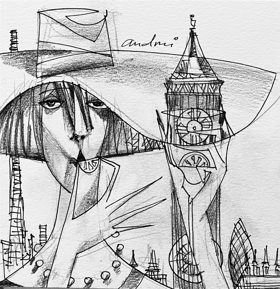 Andrei Protsouk - 'Taste Of Time- Study' - Framed Original Art