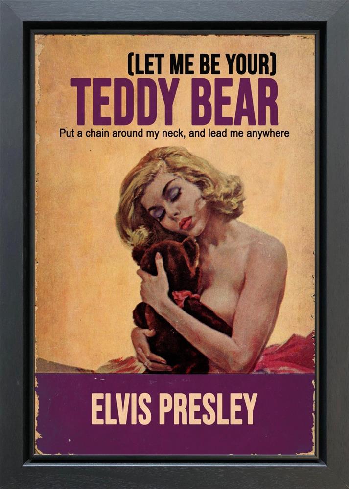 Linda Charles - 'Teddy Bear' - Framed Original Artwork