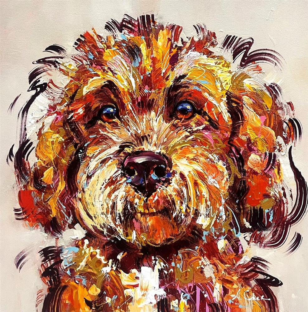 Anna Cher - 'Teddy' - Framed Original Artwork